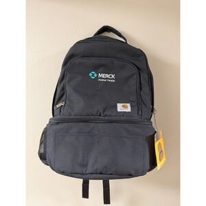 New Carhartt Backpack Black Insulated 24 Can Two Compartment Cooler Work Travel
